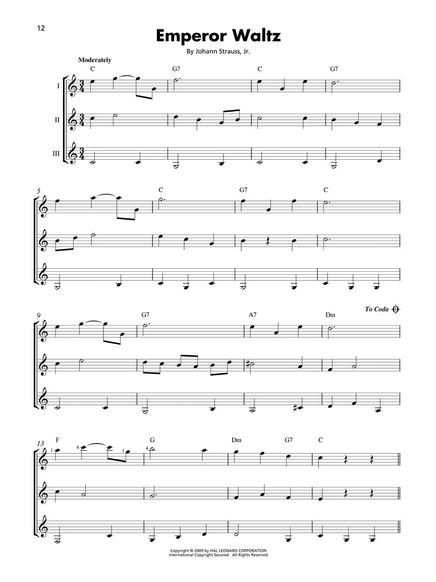 《Essential Elements》古典吉他重奏曲集(16首主题,初级进阶)