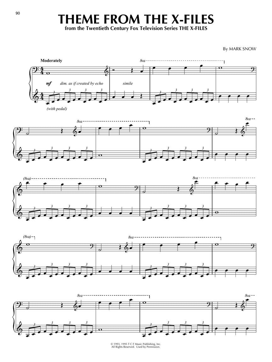 Horror Music Piano Solo Songbook (34 Terrifying Tunes From Film & TV)