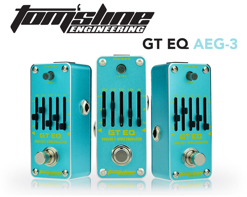 Toms Line AEG-3 GT EQ - 5 Band EQ Mini Guitar Pedal