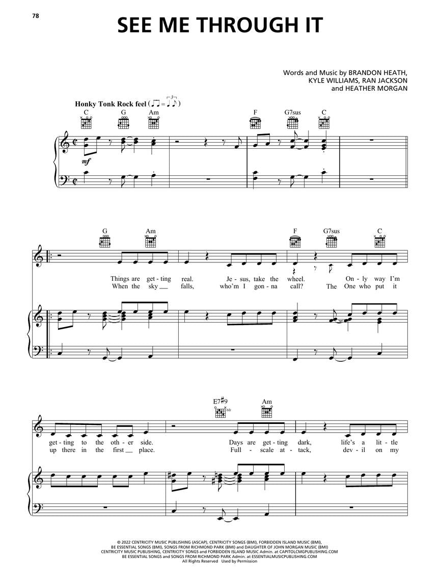 2022-2023年度基督教热门金曲 - 钢琴、声乐及吉他曲谱集