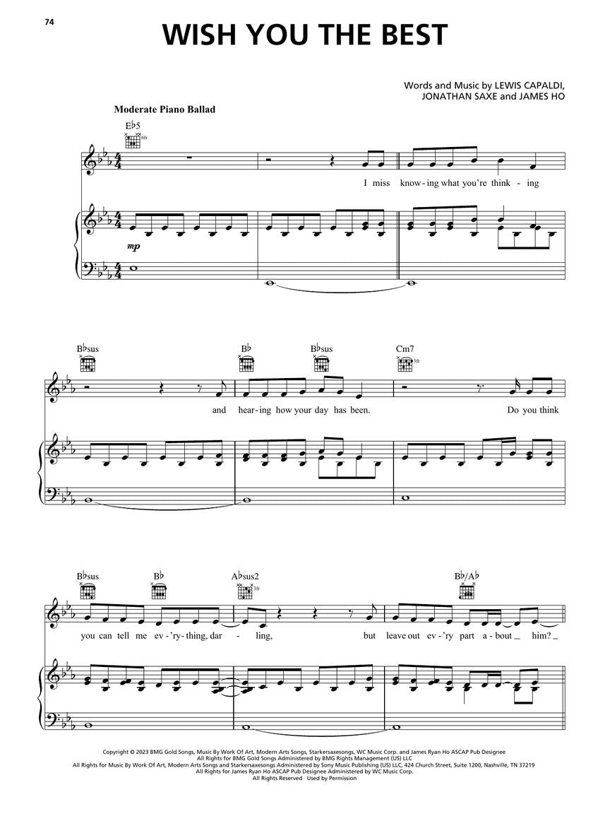 2023年热门金曲集 - 钢琴、声乐与吉他乐谱集