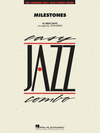 Miles Davis' Milestones - Score and Parts (Easy Jazz Combo Series)