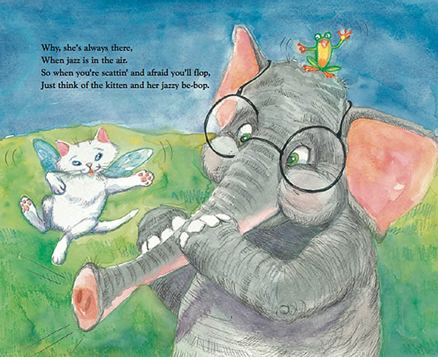 《青蛙弗雷迪与飞行的爵士小猫》精装书/CD