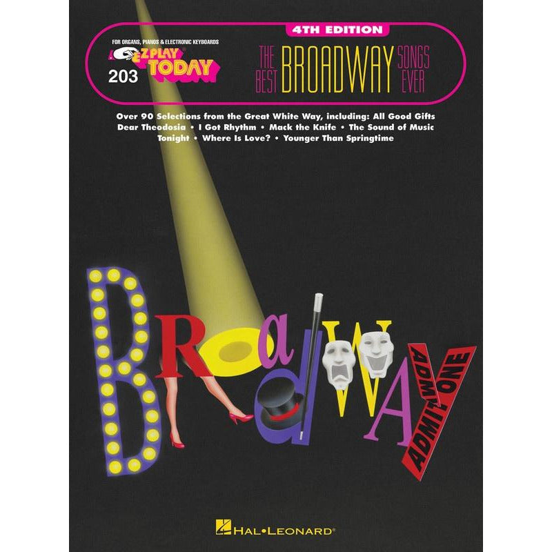 EZ PLAY 203 BEST BROADWAY SONGS EVER 3RD ED - Music2u