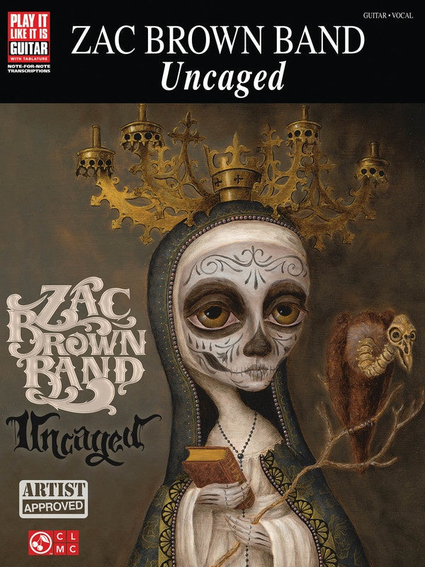 Zac Brown Band - Uncaged Guitar Tab Book