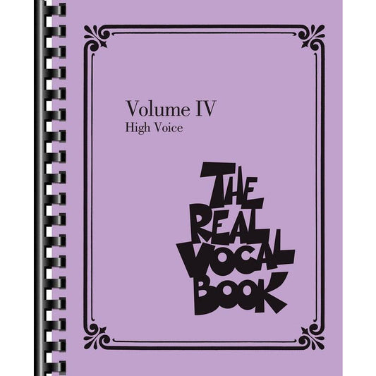 REAL VOCAL BOOK VOL 4 HIGH VOICE - Music2u