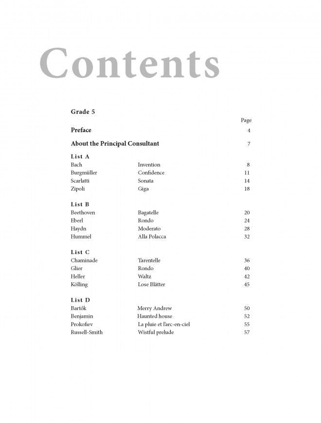 AMEB Piano Series 18 - Teacher Pack C - (Gr5-Gr8 + Technical Work 2 & Sight Reading) 6 Books