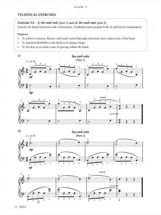 Ameb Piano Series 18 - Technical Work Level 2 Book (2018) & Keyboard