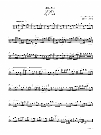 Ameb Viola Series 1 - Grade 2 Book Strings