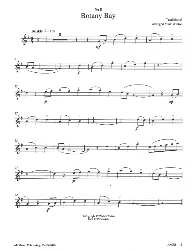 AMEB Saxophone For Leisure Tenor/Soprano Bb Series 1 - Grade 1 Book & Cd