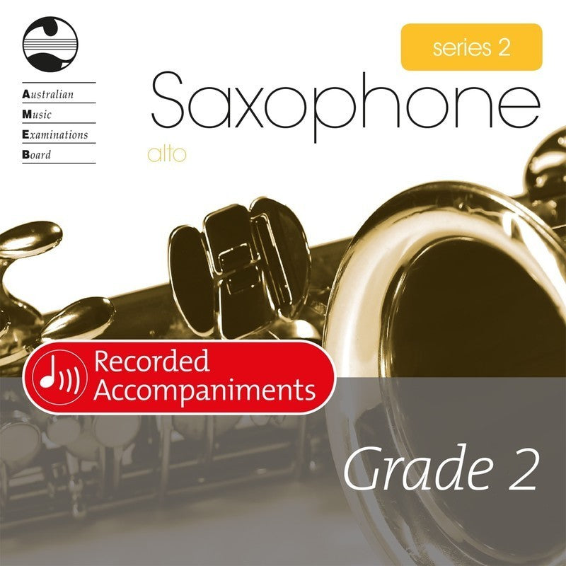 AMEB Saxophone Alto/Baritone (Eb) Series 2 - Grade 2 Accompaniment Cd