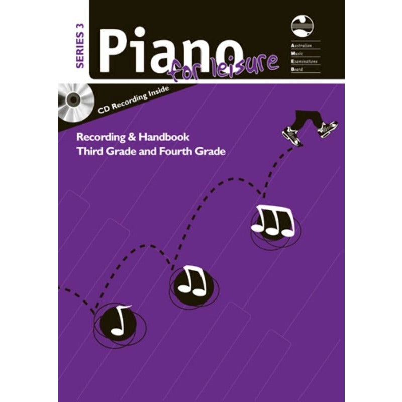 AMEB Piano For Leisure Series 3 - Recording Cd & Handbook Grade 3 to 4