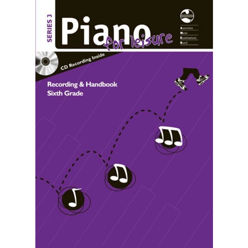 AMEB Piano For Leisure Series 3 - Recording Cd & Handbook Grade 6