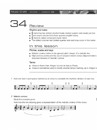 AMEB Music Craft Student Workbook - Grade 1 Book B (Book/2Cds)