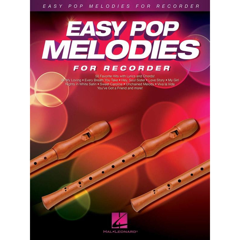 EASY POP MELODIES FOR RECORDER - Music2u