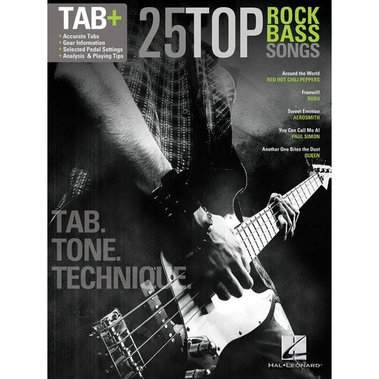 25 TOP ROCK BASS SONGS TAB TONE TECH - Music2u
