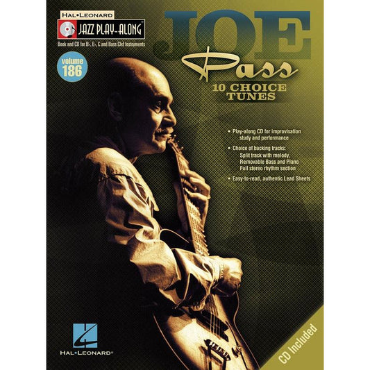 JOE PASS JAZZ PLAY ALONG V186 BK/CD - Music2u