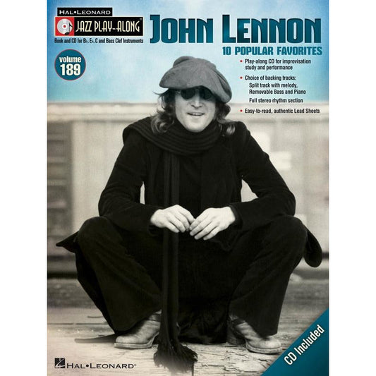 JOHN LENNON JAZZ PLAY ALONG V189 BK/CD - Music2u