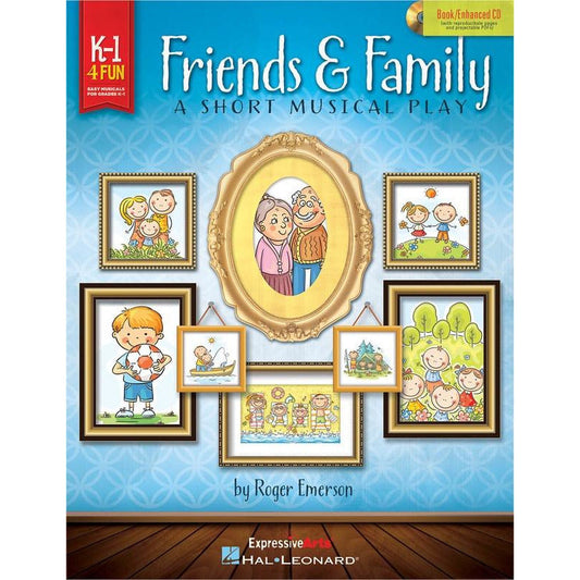 FRIENDS & FAMILY TEACHER BOOK W/ENHANCED CD - Music2u