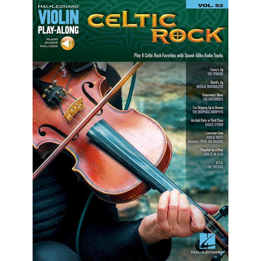CELTIC ROCK VIOLIN PLAYALONG V52 BK/OLA - Music2u