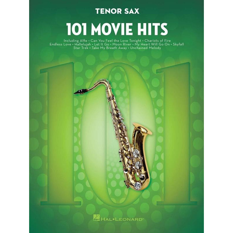 101 Movie Hits For Tenor Saxophone Book