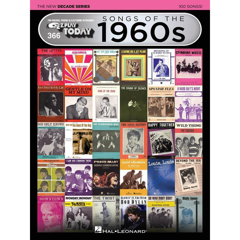EZ PLAY 366 SONGS OF 1960S NEW DECADE SERIES - Music2u