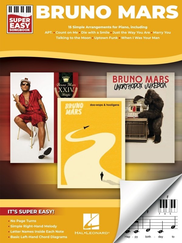Bruno Mars Super Easy Songbook