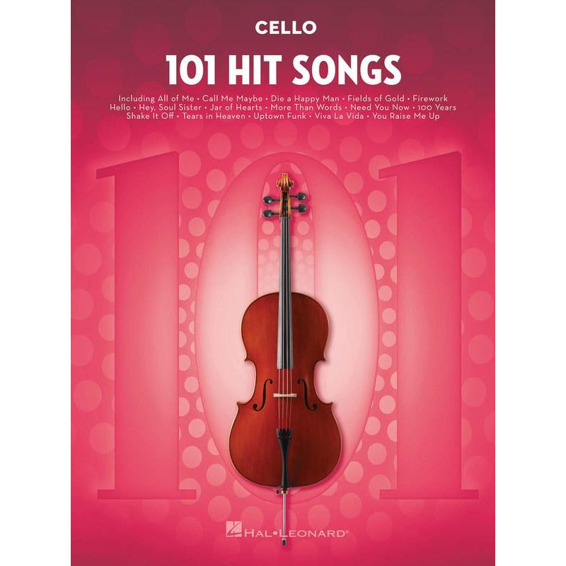 101 HIT SONGS FOR CELLO - Music2u