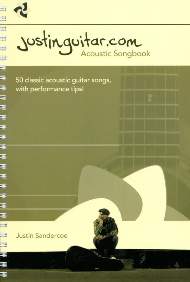 Justinguitar.Com Acoustic Songbook (50 Songs)- Spiral Bound