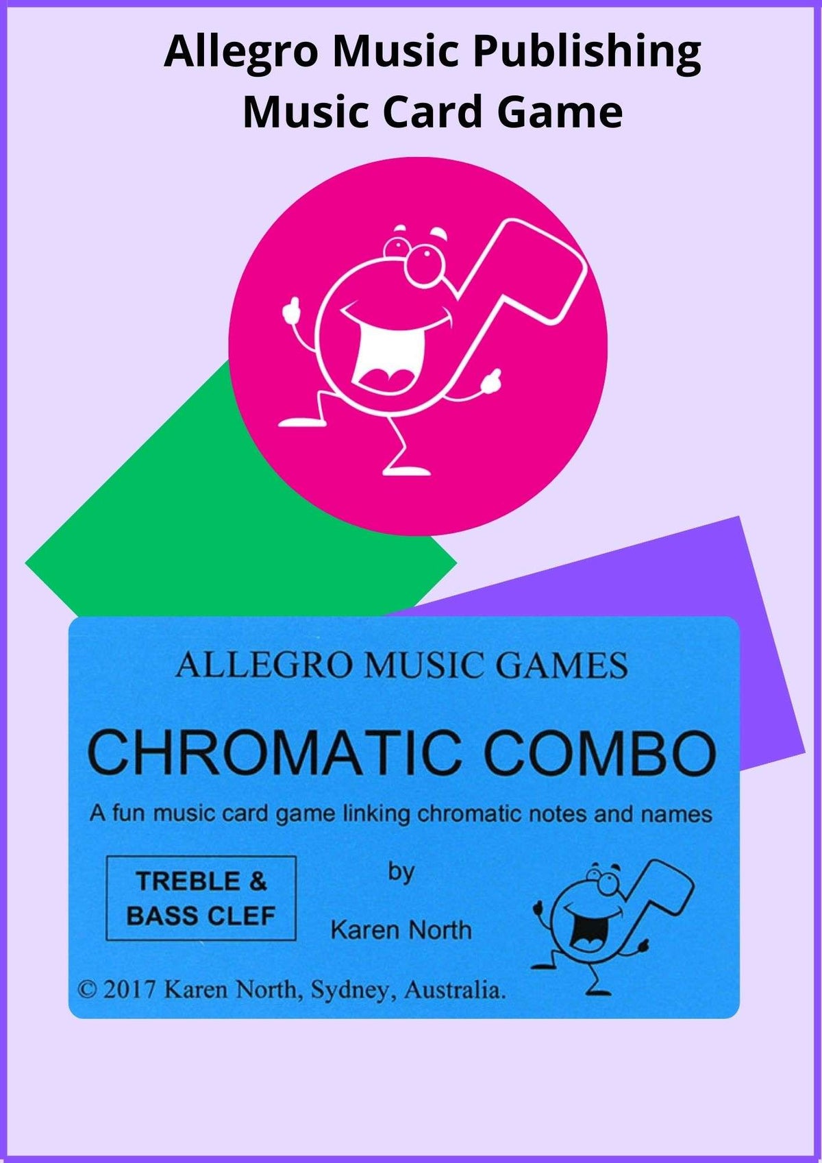 Karen North - Chromatic Combo Treble/Bass Clef Card Game