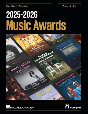 2025-2026 Music Awards Piano/Lyrics - Hal Leonard