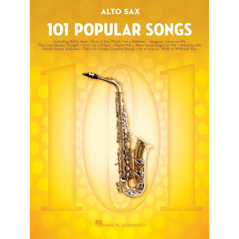 101 POPULAR SONGS FOR ALTO SAX - Music2u