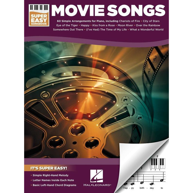 MOVIE SONGS SUPER EASY SONGBOOK - Music2u