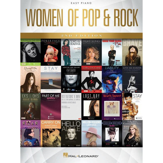 WOMEN OF POP & ROCK EASY PIANO 2ND EDITION - Music2u