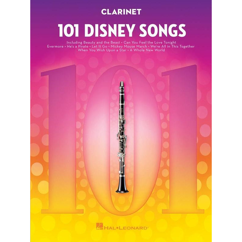 101 DISNEY SONGS FOR CLARINET - Music2u