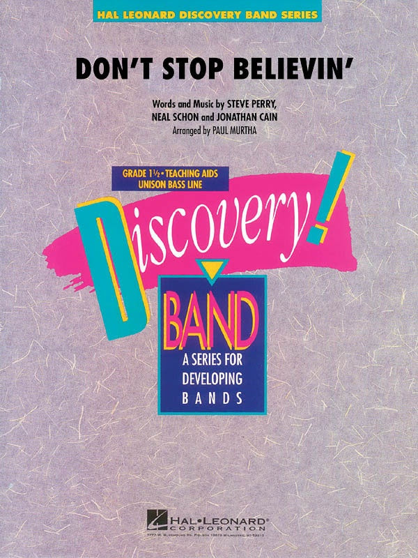 Dont Stop Believin Cb1.5 Sc/Pts