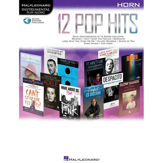 12 POP HITS HORN BK/OLA - Music2u