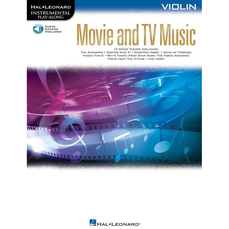 Movie And TV Music For Violin Play Along Book/Ola