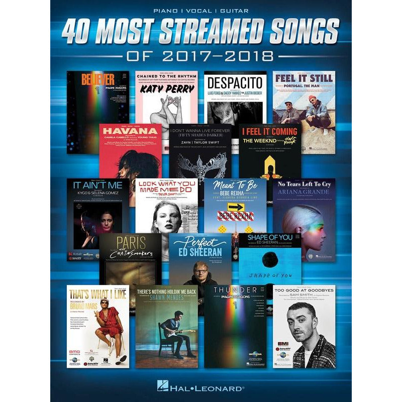 40 Most Streamed Songs Of 2017-2018 PVG