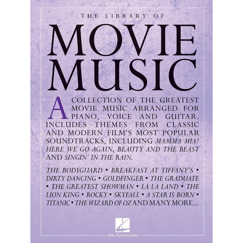 The Library Of Movie Music PVG Songbook - 50 Popular Hits