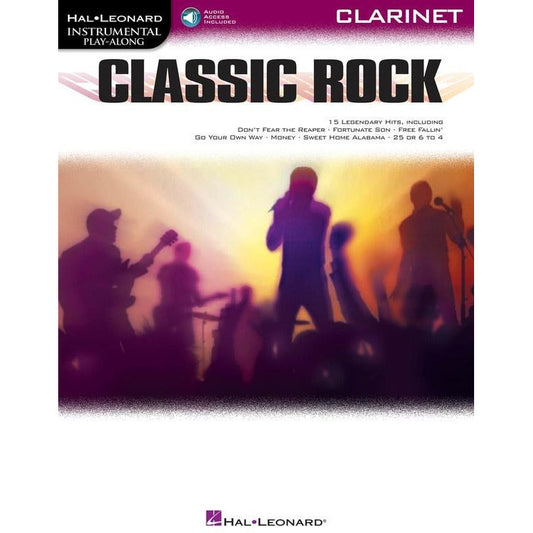 CLASSIC ROCK FOR CLARINET BK/OLA - Music2u