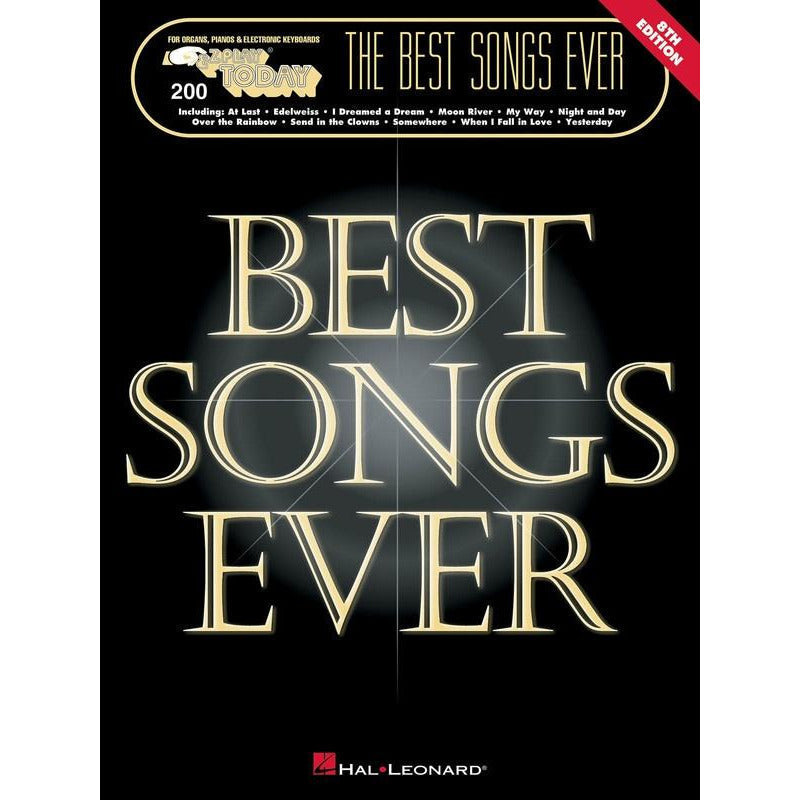 THE BEST SONGS EVER 8TH EDITION EZ PLAY 200 - Music2u