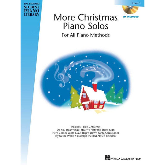 HLSPL MORE CHRISTMAS PIANO SOLOS LEV 1 BK/CD - Music2u