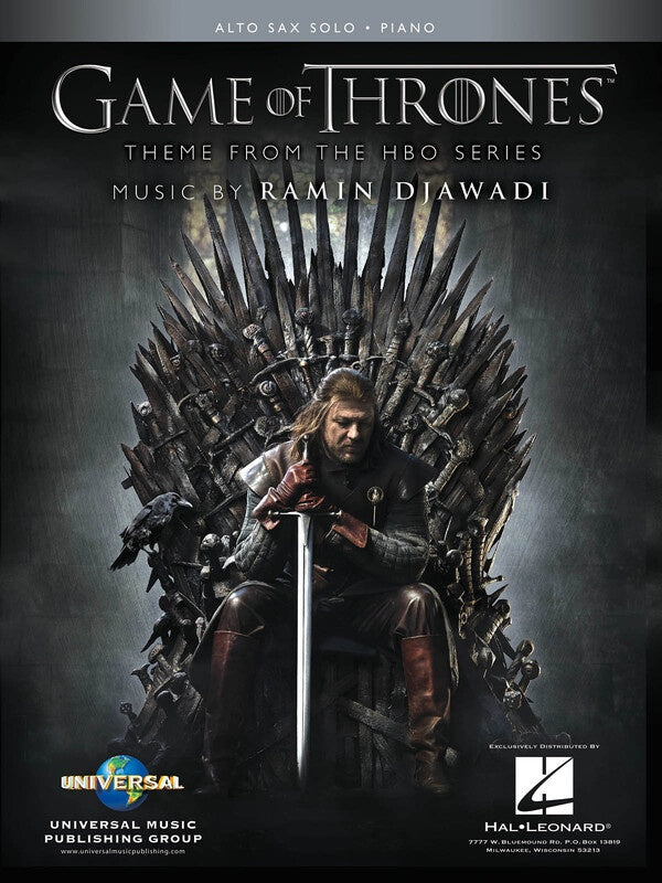 Game Of Thrones For Alto Sax/Piano