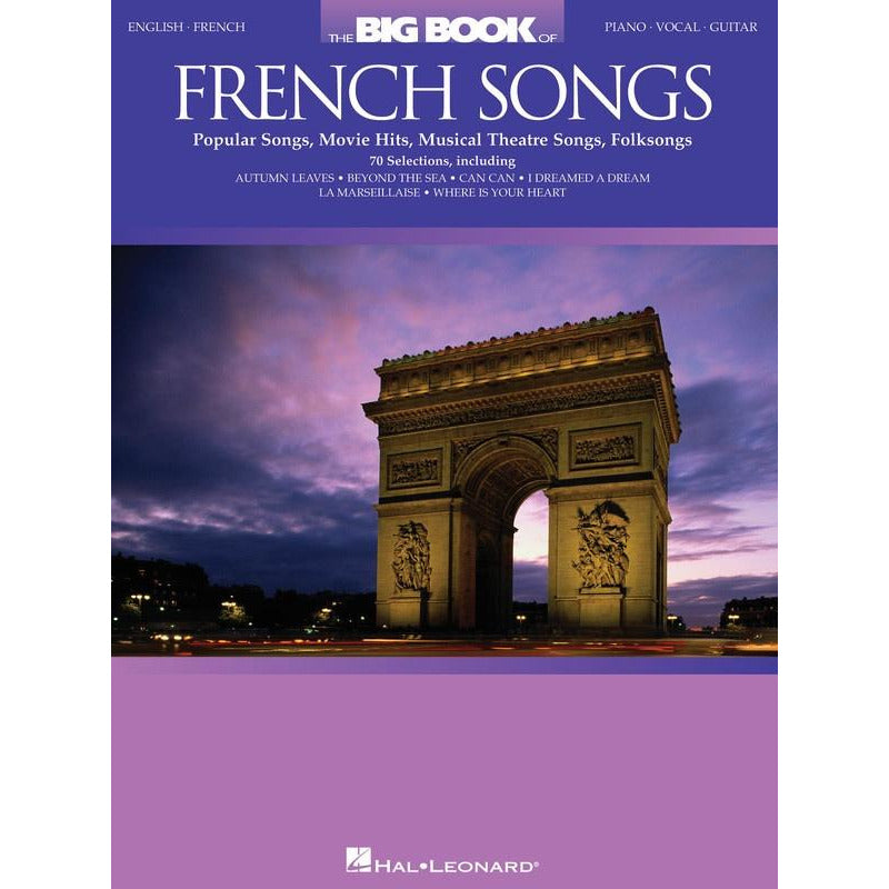 THE BIG BOOK OF FRENCH SONGS PVG - Music2u