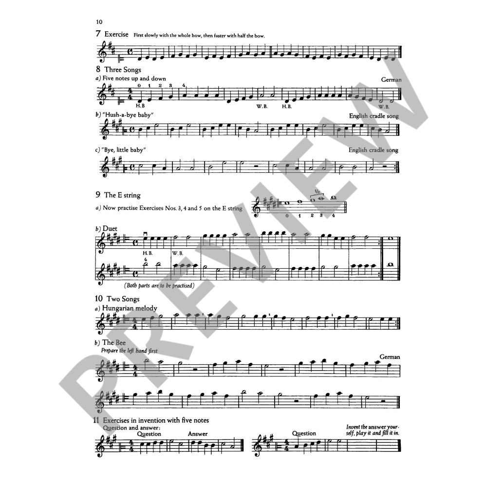 The Doflein Method Volume 1 - The Beginning Violin Book