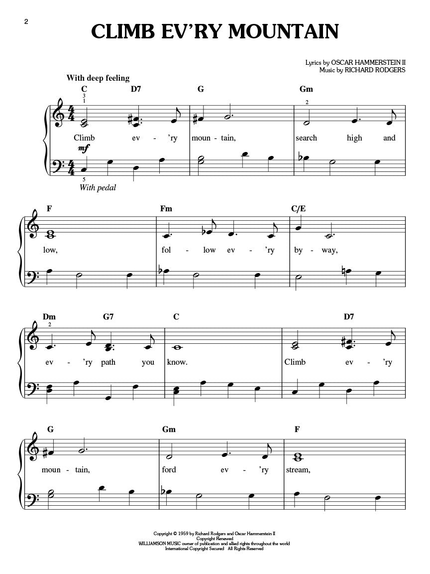 Sound Of Music - Easy Piano Play Along Volume 27 Book/Audio (10 Favourites)