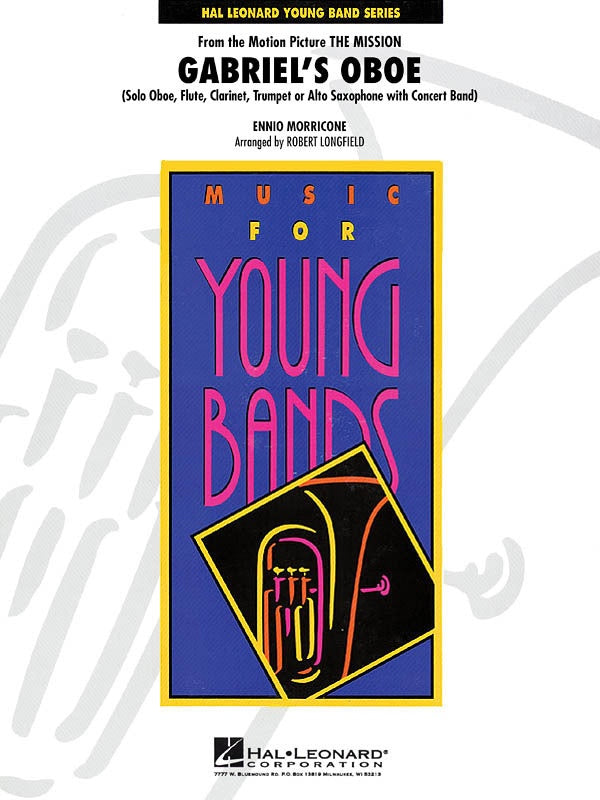 Gabriels Oboe (The Mission) Solo And Band Cb3 Sc/Pts