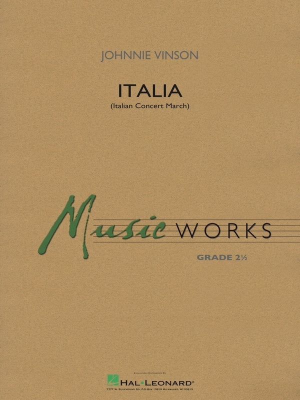 Italia (Italian Concert March) Cb2.5 Sc/Pts