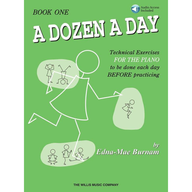A Dozen A Day For Piano Book 1 (Book/Ola)